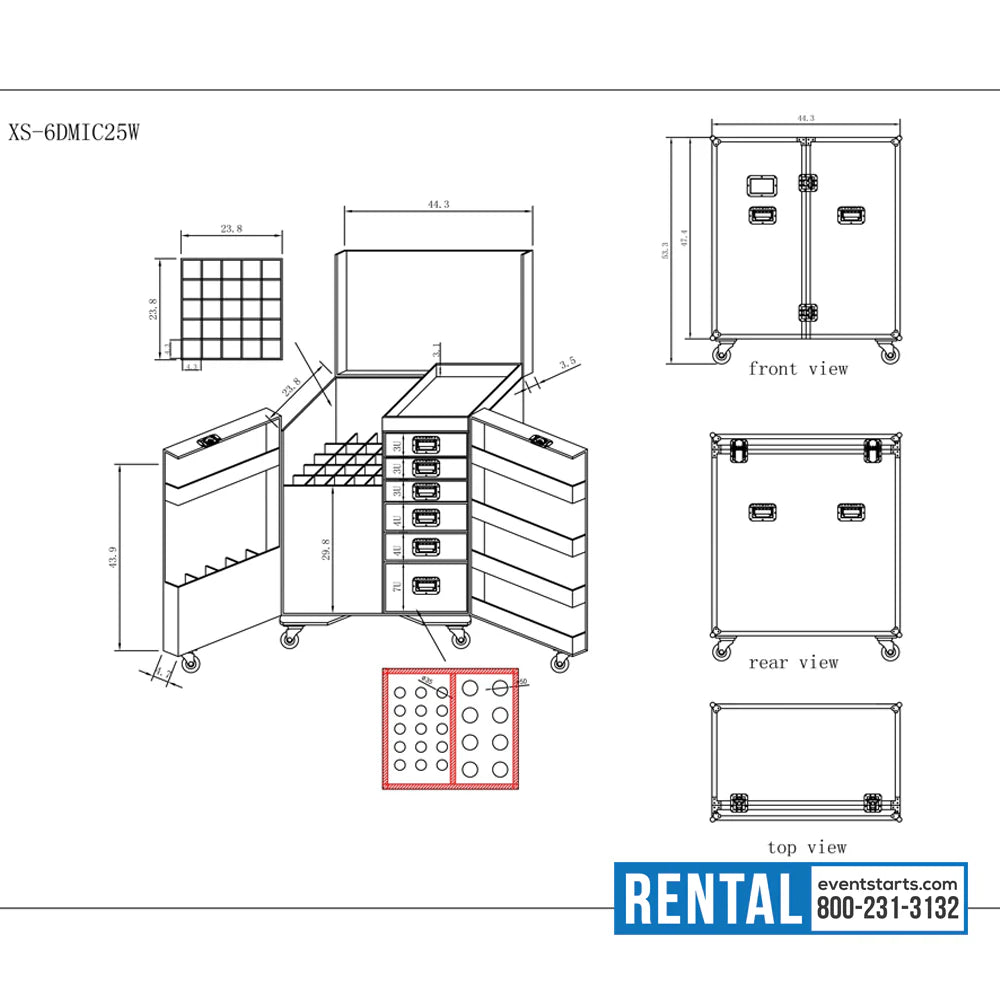 EventStarts - RENT ProX XS-6DMIC25W