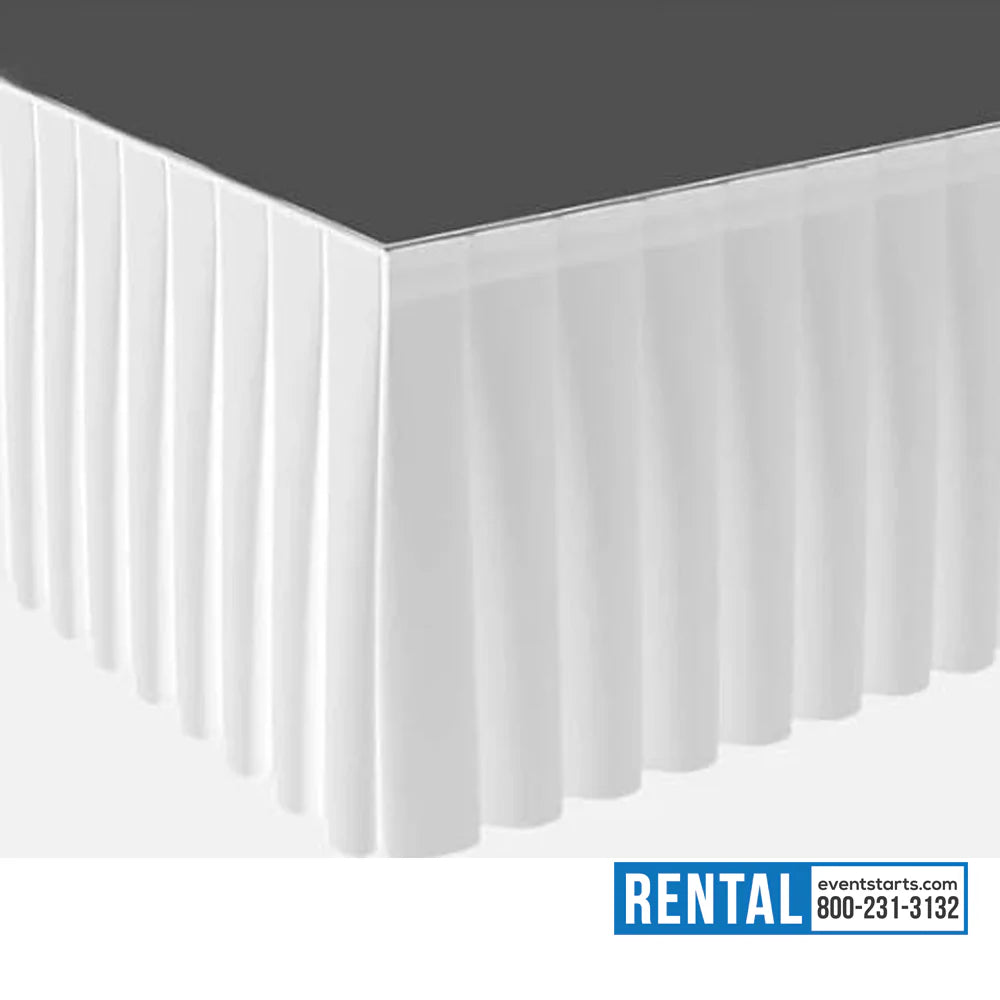 EventStarts - RENT White Stage Skirt 