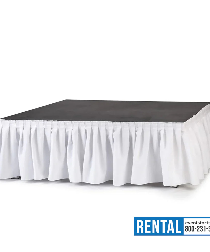 EventStarts - RENT White Stage Skirt 