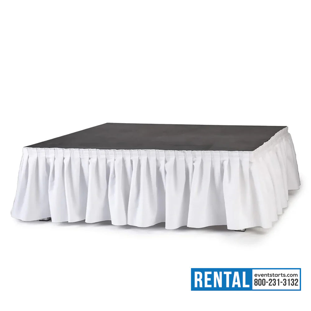 EventStarts - RENT White Stage Skirt 